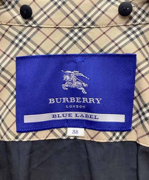 BURBERRY BLUE LABEL（バーバリー ブルー レーベル）BURBERRY BLUE LABEL (バーバリー ブルー レーベル) コート ネイビー サイズ:38の古着・服飾アイテム