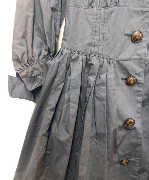BURBERRY BLUE LABEL（バーバリー ブルー レーベル）BURBERRY BLUE LABEL (バーバリー ブルー レーベル) コート ネイビー サイズ:38の古着・服飾アイテム