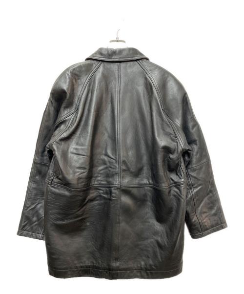 NO BRAND（ノーブランド）NO BRAND (ノーブランド) シープレザージャケット ブラック サイズ:SIZE Mの古着・服飾アイテム