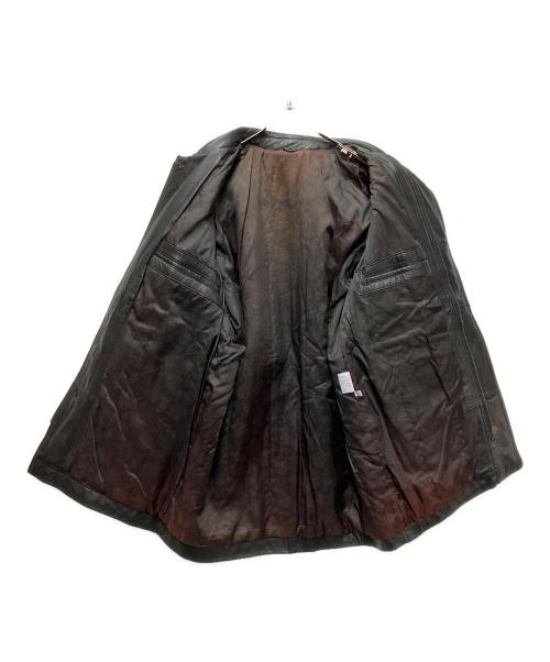 NO BRAND（ノーブランド）NO BRAND (ノーブランド) シープレザージャケット ブラック サイズ:SIZE Mの古着・服飾アイテム