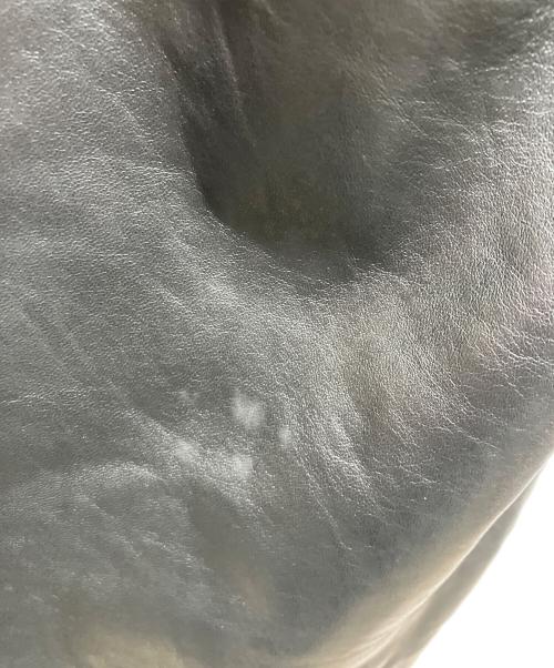 NO BRAND（ノーブランド）NO BRAND (ノーブランド) シープレザージャケット ブラック サイズ:SIZE Mの古着・服飾アイテム