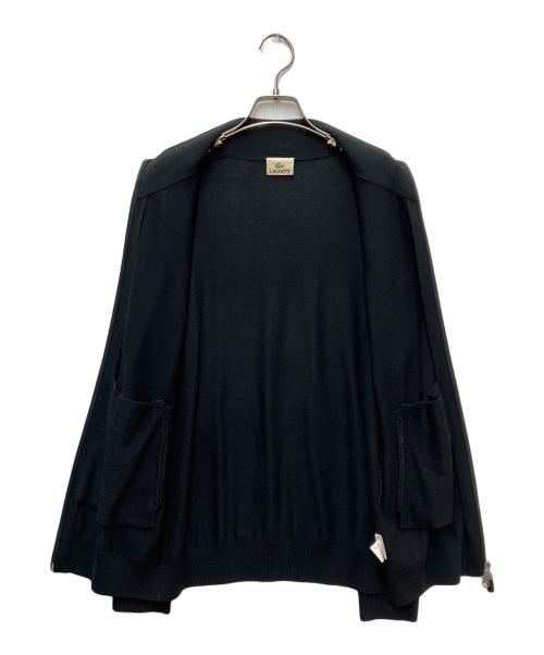 LACOSTE（ラコステ）LACOSTE (ラコステ) 薄手ニット ブラック サイズ:4の古着・服飾アイテム