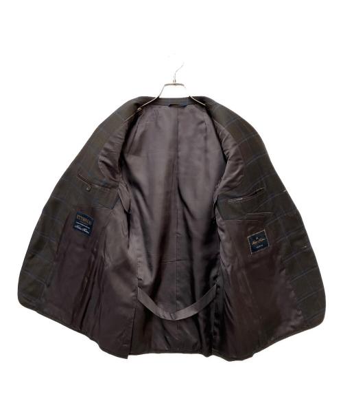 BROOKS BROTHERS（ブルックスブラザーズ）BROOKS BROTHERS (ブルックスブラザーズ) テーラードジャケット ブラウン×ネイビー サイズ:40の古着・服飾アイテム