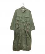 GENE HEAVENSジーンヘブンズ）の古着「ミリタリーコート」｜カーキ