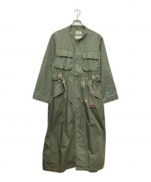 GENE HEAVENS（ジーンヘブンズ）の古着「ミリタリーコート」｜カーキ