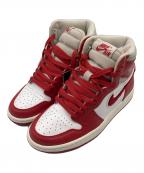 NIKEナイキ）の古着「スニーカー AIR JORDAN 1 HIGH OG(エアジョーダン1 ハイ OG)」｜レッド×ホワイト