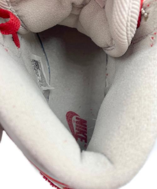 NIKE（ナイキ）NIKE (ナイキ) スニーカー AIR JORDAN 1 HIGH OG(エアジョーダン1 ハイ OG) レッド×ホワイト サイズ:size S 未使用品の古着・服飾アイテム