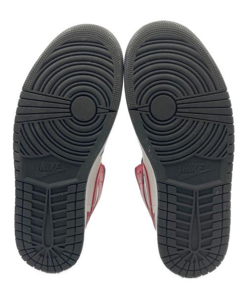 NIKE（ナイキ）NIKE (ナイキ) スニーカー AIR JORDAN 1 MID（エアジョーダン1 ミッド） ブラック×レッド×ホワイト サイズ:SIZE XXLの古着・服飾アイテム