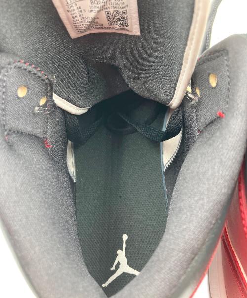 NIKE（ナイキ）NIKE (ナイキ) スニーカー AIR JORDAN 1 MID（エアジョーダン1 ミッド） ブラック×レッド×ホワイト サイズ:SIZE XXLの古着・服飾アイテム