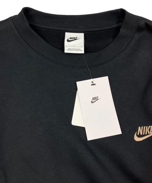 NIKE（ナイキ）NIKE (ナイキ) ワンポイント刺繍スウェット ブラック サイズ:42の古着・服飾アイテム