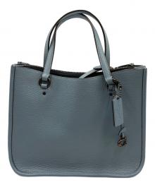 COACH（コーチ）の古着「2WAYバッグ」｜スカイブルー