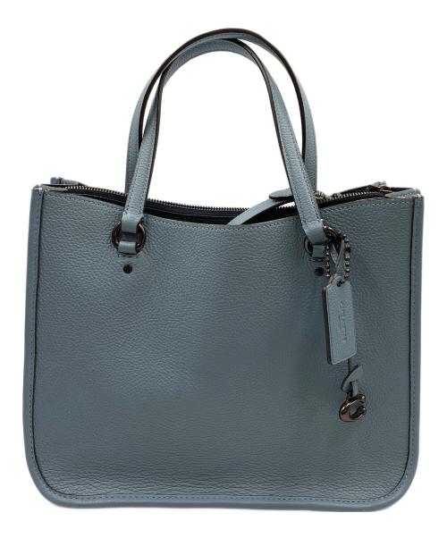 COACH（コーチ）COACH (コーチ) 2WAYバッグ スカイブルーの古着・服飾アイテム