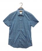 DIESELディーゼル）の古着「半袖シャツ」｜ブルー