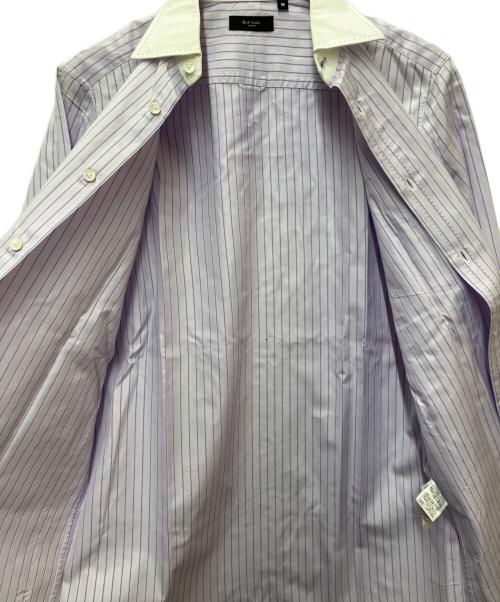Paul Smith London（ポールスミスロンドン）Paul Smith London (ポールスミスロンドン) 長袖シャツ パープル×ホワイト サイズ:SIZE Mの古着・服飾アイテム