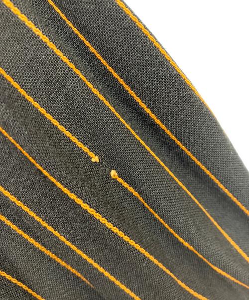 Capri（カプリ）Capri (カプリ) CAPRIストライプシャツ ブラウン サイズ:SIZE 不明の古着・服飾アイテム