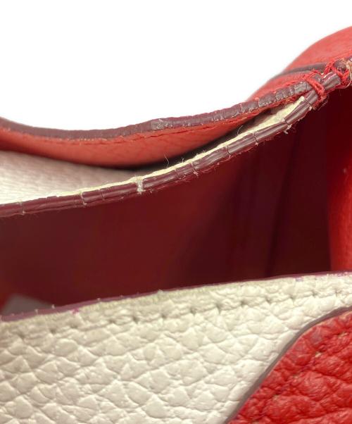 FURLA（フルラ）FURLA (フルラ) 2WAYバッグ レッド×ホワイトの古着・服飾アイテム