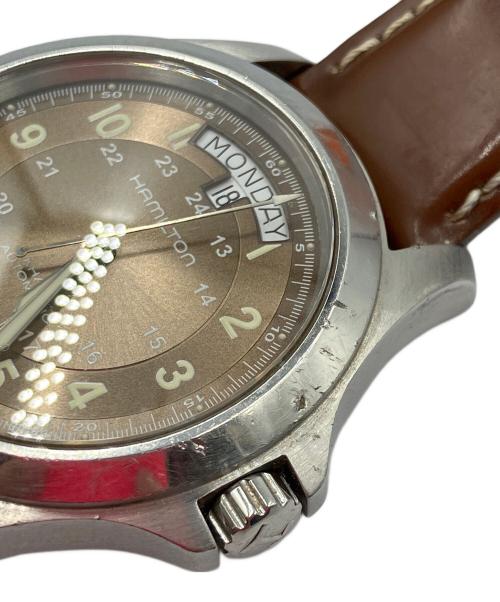 HAMILTON（ハミルトン）HAMILTON (ハミルトン) 腕時計 カーキキング オートマチック ブラウンの古着・服飾アイテム