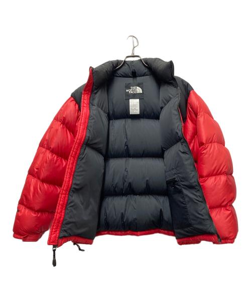 THE NORTH FACE（ザ ノース フェイス）THE NORTH FACE (ザ ノース フェイス) ダウンジャケット レッド×ブラック サイズ:SIZE Lの古着・服飾アイテム