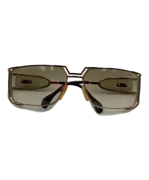 CAZAL（カザール）CAZAL (カザール) CAZALサングラス ゴールド×ブラック サイズ:130-60□15の古着・服飾アイテム