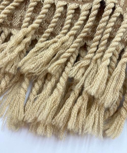 FENDI（フェンディ）FENDI (フェンディ) ズッキーノウールマフラー ブラウンの古着・服飾アイテム