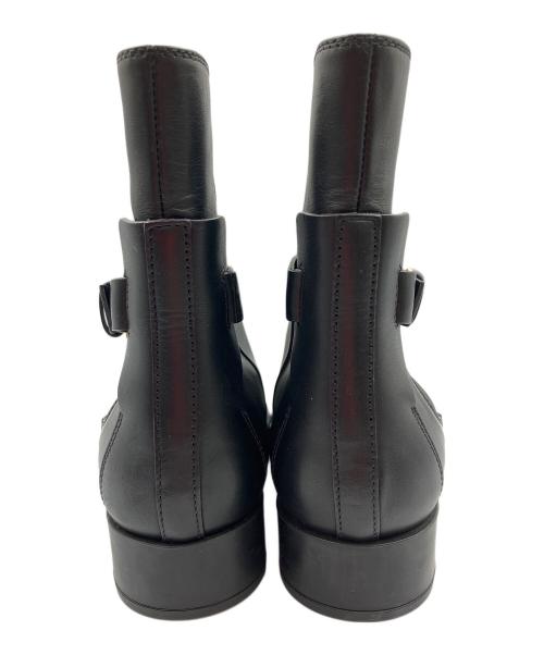 TOD'S（トッズ）TOD'S (トッズ) サイドゴアショートブーツ ブラック サイズ:SIZE 24の古着・服飾アイテム