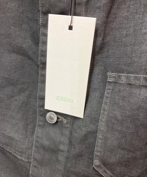 A.PRESSE（アプレッセ）A.PRESSE (アプレッセ) Vintage Black Linen Coverall ブラック サイズ:2の古着・服飾アイテム