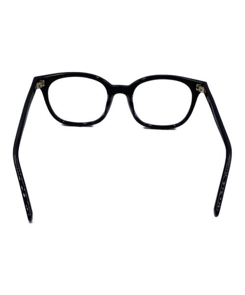 A.D.S.R.（エーディーエスアール）A.D.S.R. (エーディーエスアール) 伊達眼鏡 ブラックの古着・服飾アイテム