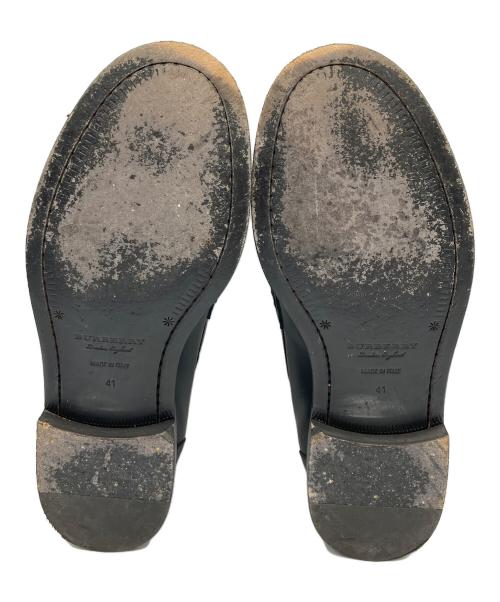 BURBERRY（バーバリー）BURBERRY (バーバリー) ローファー ブラック サイズ:25.5の古着・服飾アイテム