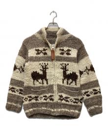 ISLANDER（アイランダー）の古着「ニットジャケット」｜ベージュ