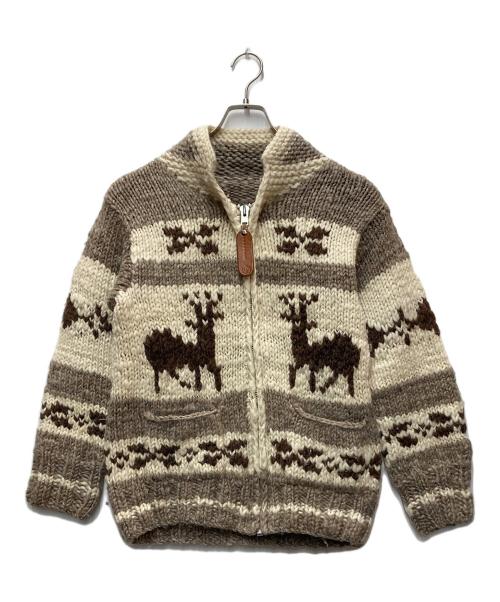 ISLANDER（アイランダー）ISLANDER (アイランダー) ニットジャケット ベージュ サイズ:size FREEの古着・服飾アイテム