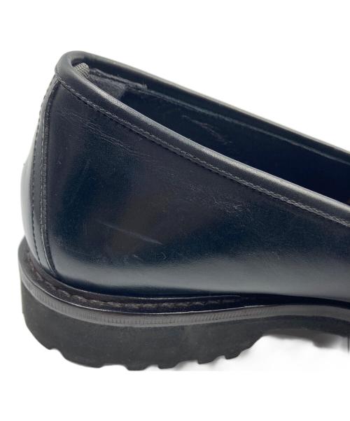 W.H（ダブルエイチ）W.H (ダブルエイチ) ビットローファー ブラック サイズ:SIZE不明の古着・服飾アイテム