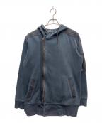 DIESEL Black Goldディーゼル ブラック ゴールド）の古着「ジップパーカー」｜ブラック