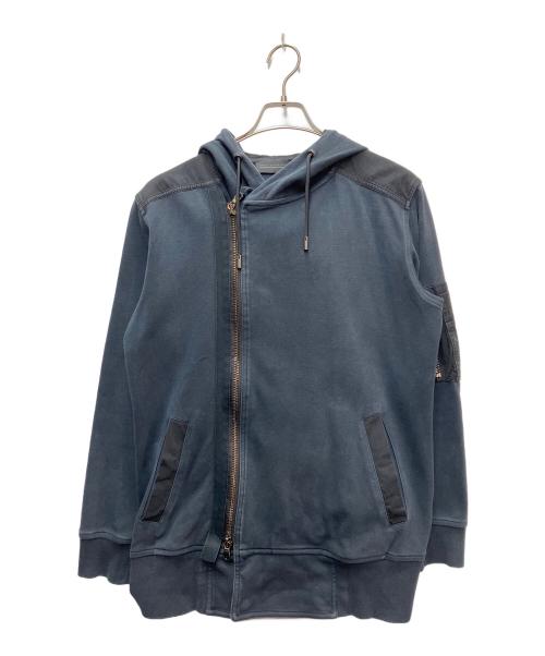 DIESEL Black Gold（ディーゼル ブラック ゴールド）DIESEL Black Gold (ディーゼル ブラック ゴールド) ジップパーカー ブラック サイズ:SIZE Sの古着・服飾アイテム