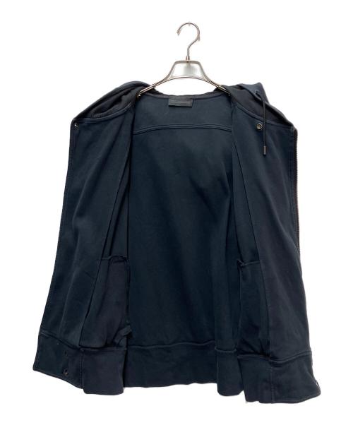 DIESEL Black Gold（ディーゼル ブラック ゴールド）DIESEL Black Gold (ディーゼル ブラック ゴールド) ジップパーカー ブラック サイズ:SIZE Sの古着・服飾アイテム