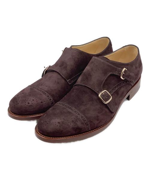 O'KEEFFE（オキーフ）O'KEEFFE (オキーフ) ダブルモンクストラップシューズ ボルドー サイズ:8の古着・服飾アイテム
