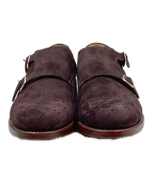 O'KEEFFE（オキーフ）O'KEEFFE (オキーフ) ダブルモンクストラップシューズ ボルドー サイズ:8の古着・服飾アイテム