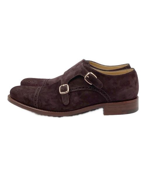 O'KEEFFE（オキーフ）O'KEEFFE (オキーフ) ダブルモンクストラップシューズ ボルドー サイズ:8の古着・服飾アイテム