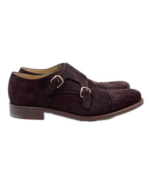 O'KEEFFE（オキーフ）O'KEEFFE (オキーフ) ダブルモンクストラップシューズ ボルドー サイズ:8の古着・服飾アイテム