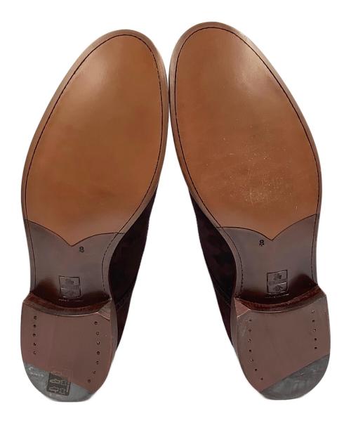 O'KEEFFE（オキーフ）O'KEEFFE (オキーフ) ダブルモンクストラップシューズ ボルドー サイズ:8の古着・服飾アイテム