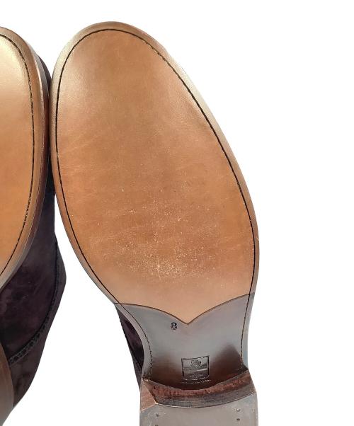 O'KEEFFE（オキーフ）O'KEEFFE (オキーフ) ダブルモンクストラップシューズ ボルドー サイズ:8の古着・服飾アイテム