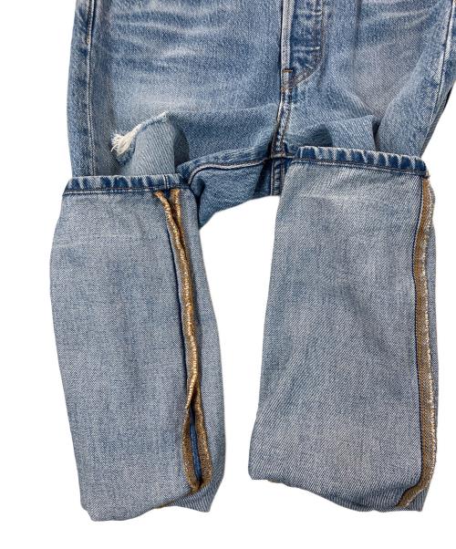 LEVI'S（リーバイス）LEVI'S (リーバイス) ダメージデニムパンツ スカイブルー サイズ:W26の古着・服飾アイテム