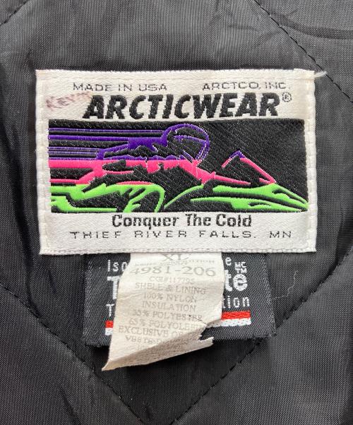 ARCTIC WEAR（アークティック ウェア）ARCTIC WEAR (アークティック ウェア) ARCTIC WEAR　ジャケット ブラック×グリーン サイズ:SIZE XLの古着・服飾アイテム