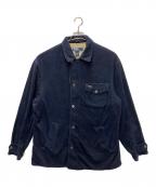 POLO RALPH LAURENポロ・ラルフローレン）の古着「90sフリースコート」｜ネイビー