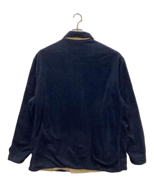 POLO RALPH LAUREN（ポロ・ラルフローレン）POLO RALPH LAUREN (ポロ・ラルフローレン) 90sフリースコート ネイビー サイズ:SIZE　Lの古着・服飾アイテム