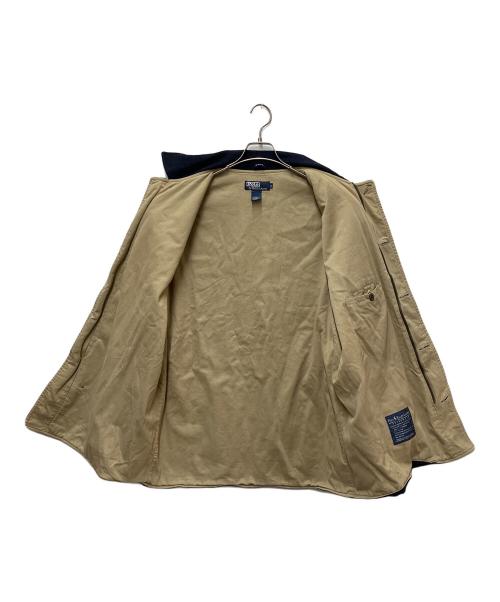 POLO RALPH LAUREN（ポロ・ラルフローレン）POLO RALPH LAUREN (ポロ・ラルフローレン) 90sフリースコート ネイビー サイズ:SIZE　Lの古着・服飾アイテム