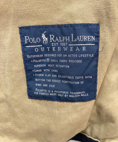 POLO RALPH LAUREN（ポロ・ラルフローレン）POLO RALPH LAUREN (ポロ・ラルフローレン) 90sフリースコート ネイビー サイズ:SIZE　Lの古着・服飾アイテム