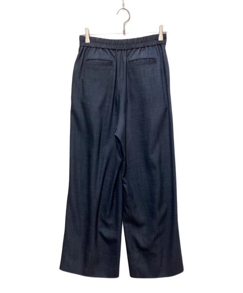 SOEJU（ソージュ）SOEJU (ソージュ) デニムライクタックワイドパンツ ネイビー サイズ:SIZE Lの古着・服飾アイテム