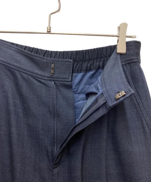 SOEJU（ソージュ）SOEJU (ソージュ) デニムライクタックワイドパンツ ネイビー サイズ:SIZE Lの古着・服飾アイテム