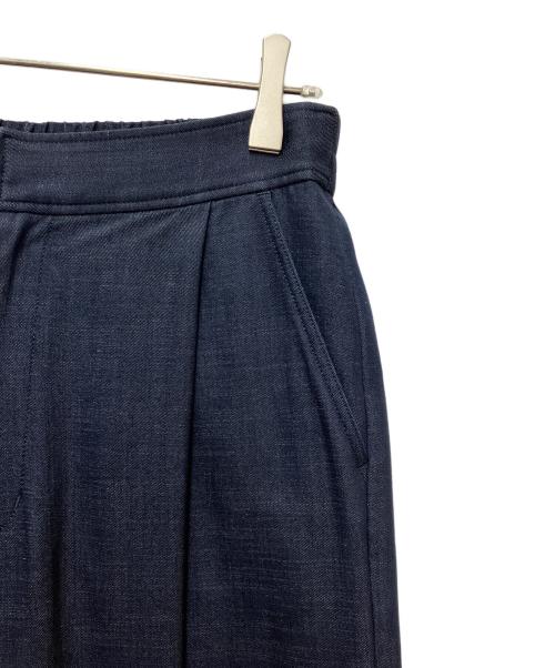 SOEJU（ソージュ）SOEJU (ソージュ) デニムライクタックワイドパンツ ネイビー サイズ:SIZE Lの古着・服飾アイテム