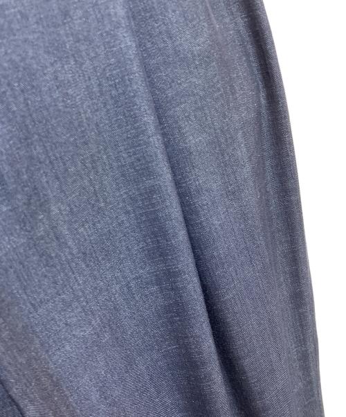 SOEJU（ソージュ）SOEJU (ソージュ) デニムライクタックワイドパンツ ネイビー サイズ:SIZE Lの古着・服飾アイテム